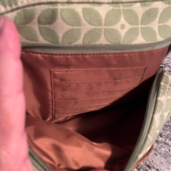 Fossil Marlow Camera Style Green Signature Cross Body Shoulder Bag - Picture 8 of 11